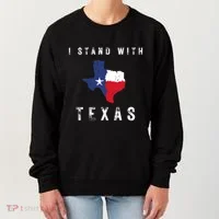 I Stand With Texas Women's Sweatshirt thumb 0