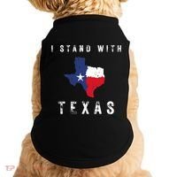 I Stand With Texas Doggie Tank thumb 0