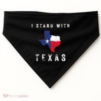 I Stand With Texas USA-Made Doggie Bandana thumb 0