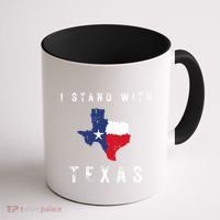 I Stand With Texas Coffee Mug thumb 1