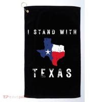 I Stand With Texas Golf Towel thumb 0