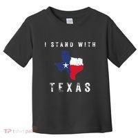 I Stand With Texas Toddler T-Shirt thumb 0
