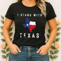 I Stand With Texas Women's T-Shirt thumb 2