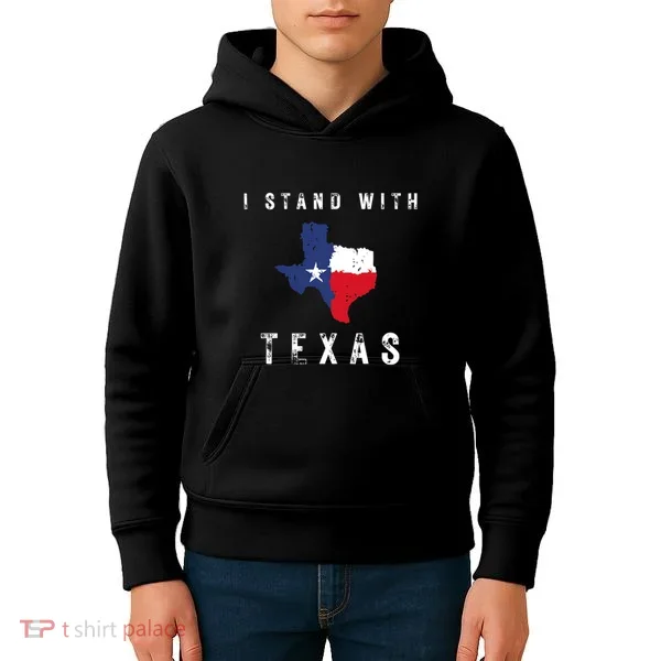 I Stand With Texas Kids Hoodie