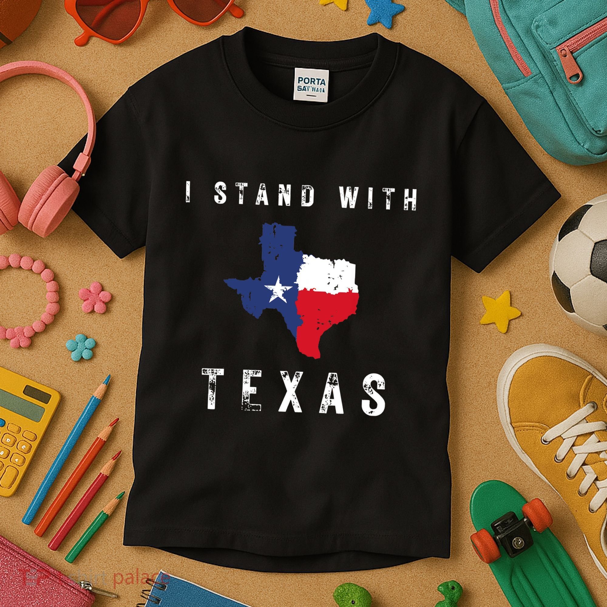 I Stand With Texas Kids T-Shirt