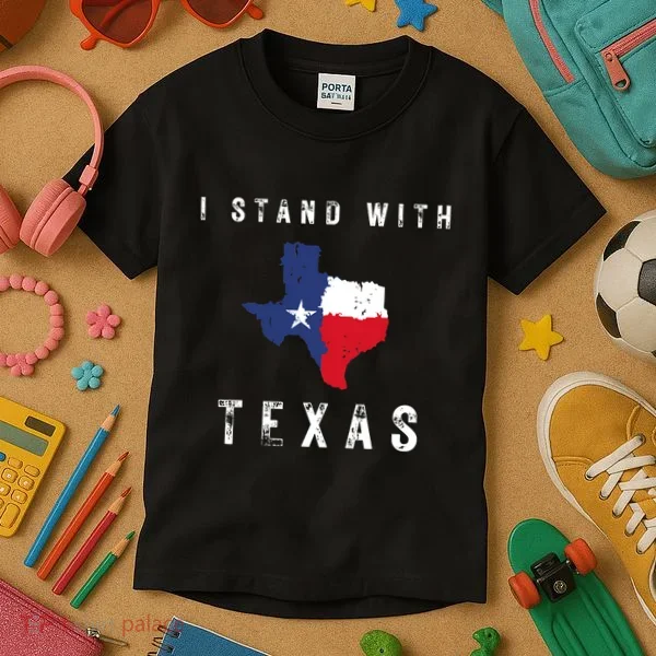 I Stand With Texas Kids T-Shirt