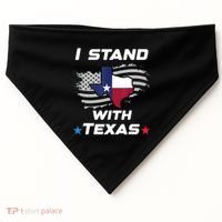 I Stand With Texas USA-Made Doggie Bandana thumb 0