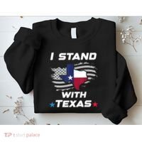I Stand With Texas Sweatshirt thumb 2