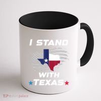I Stand With Texas Coffee Mug thumb 1