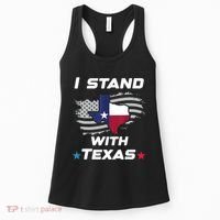 I Stand With Texas Women's Tank Top thumb 0
