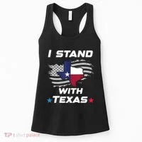 I Stand With Texas Women's Tank Top thumb 0