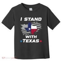 I Stand With Texas Toddler T-Shirt thumb 0