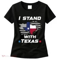 I Stand With Texas Women's T-Shirt thumb 0