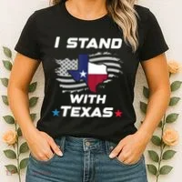 I Stand With Texas Women's T-Shirt thumb 2