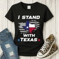 I Stand With Texas Women's T-Shirt thumb 3