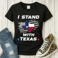 I Stand With Texas Women's T-Shirt thumb 3