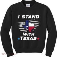 I Stand With Texas Kids Sweatshirt thumb 0