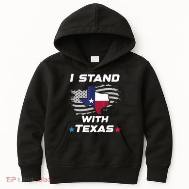 I Stand With Texas Kids Hoodie