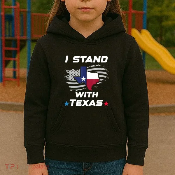 I Stand With Texas Kids Hoodie