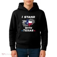 I Stand With Texas Kids Hoodie thumb 4