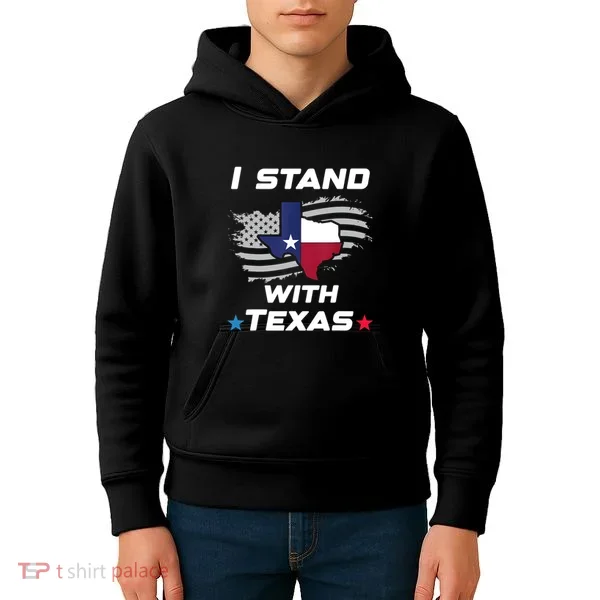 I Stand With Texas Kids Hoodie