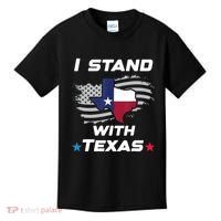 I Stand With Texas Kids T-Shirt thumb 0