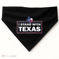 I Stand With Texas I Support Texas USA-Made Doggie Bandana thumb 0