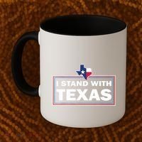 I Stand With Texas I Support Texas Coffee Mug thumb 2