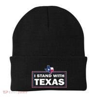I Stand With Texas I Support Texas Beanie thumb 0