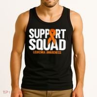 In September We Wear Orange Leukemia Awareness Tank Top thumb 3