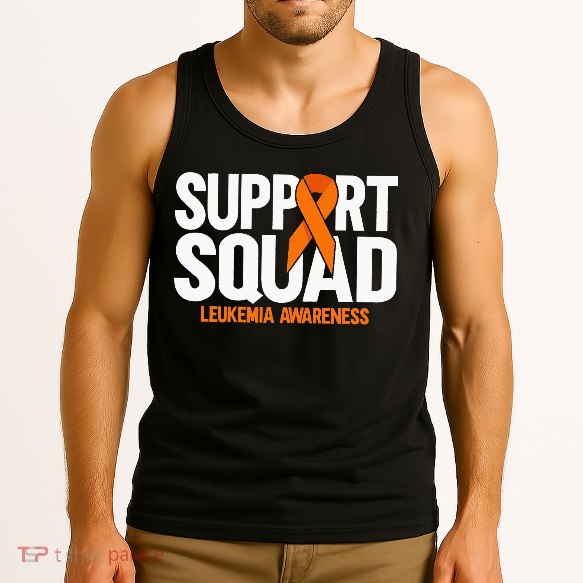 In September We Wear Orange Leukemia Awareness Tank Top