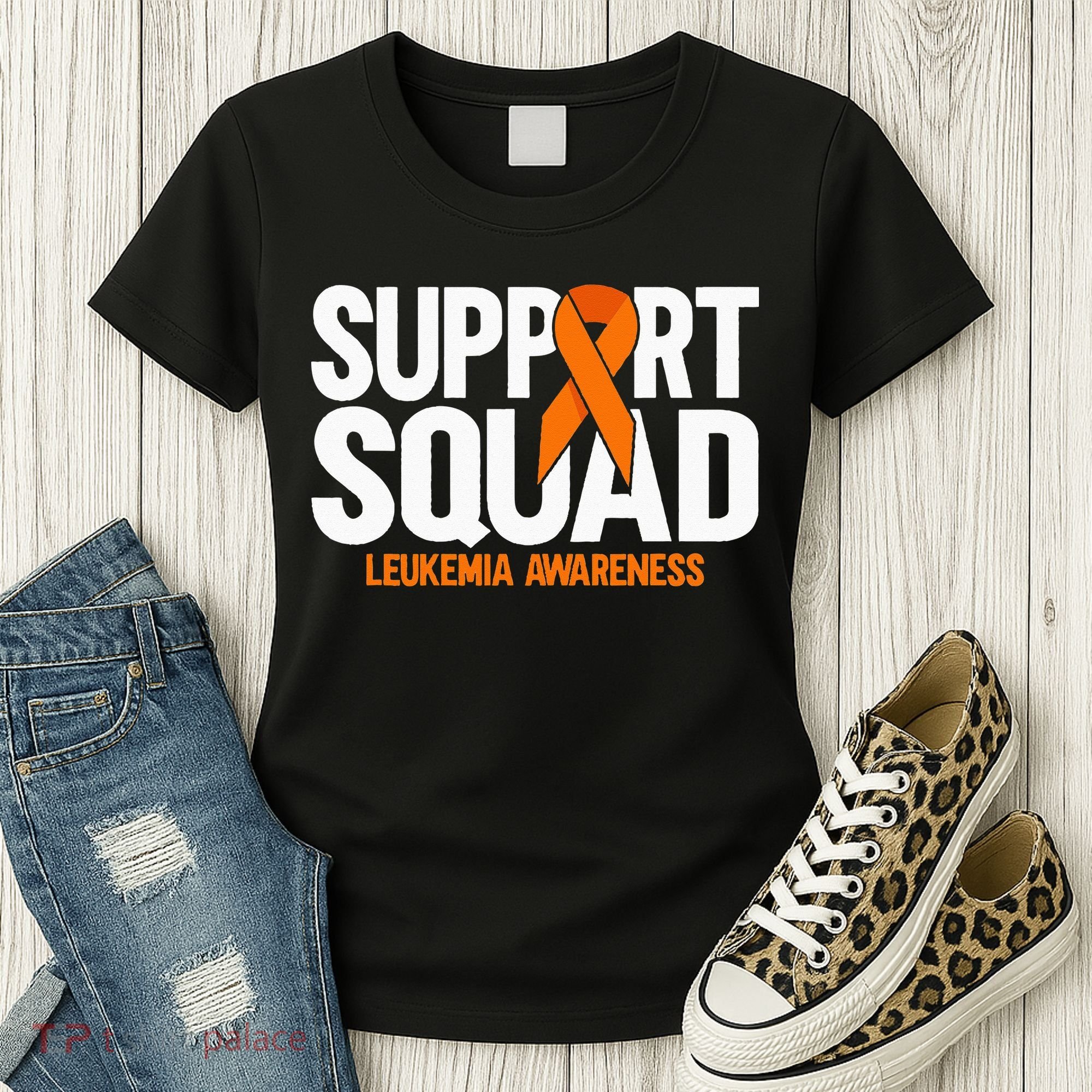 In September We Wear Orange Leukemia Awareness Women's T-Shirt
