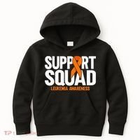 In September We Wear Orange Leukemia Awareness Kids Hoodie thumb 0