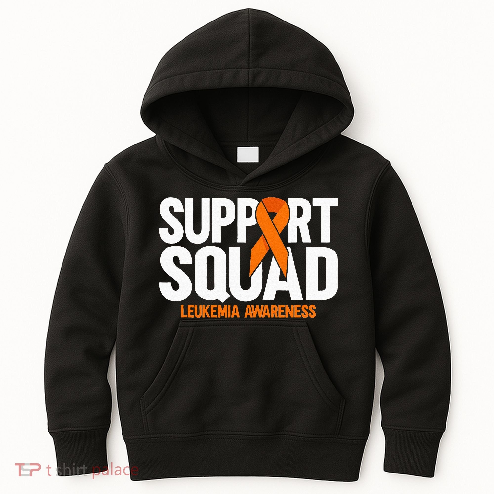 In September We Wear Orange Leukemia Awareness Kids Hoodie