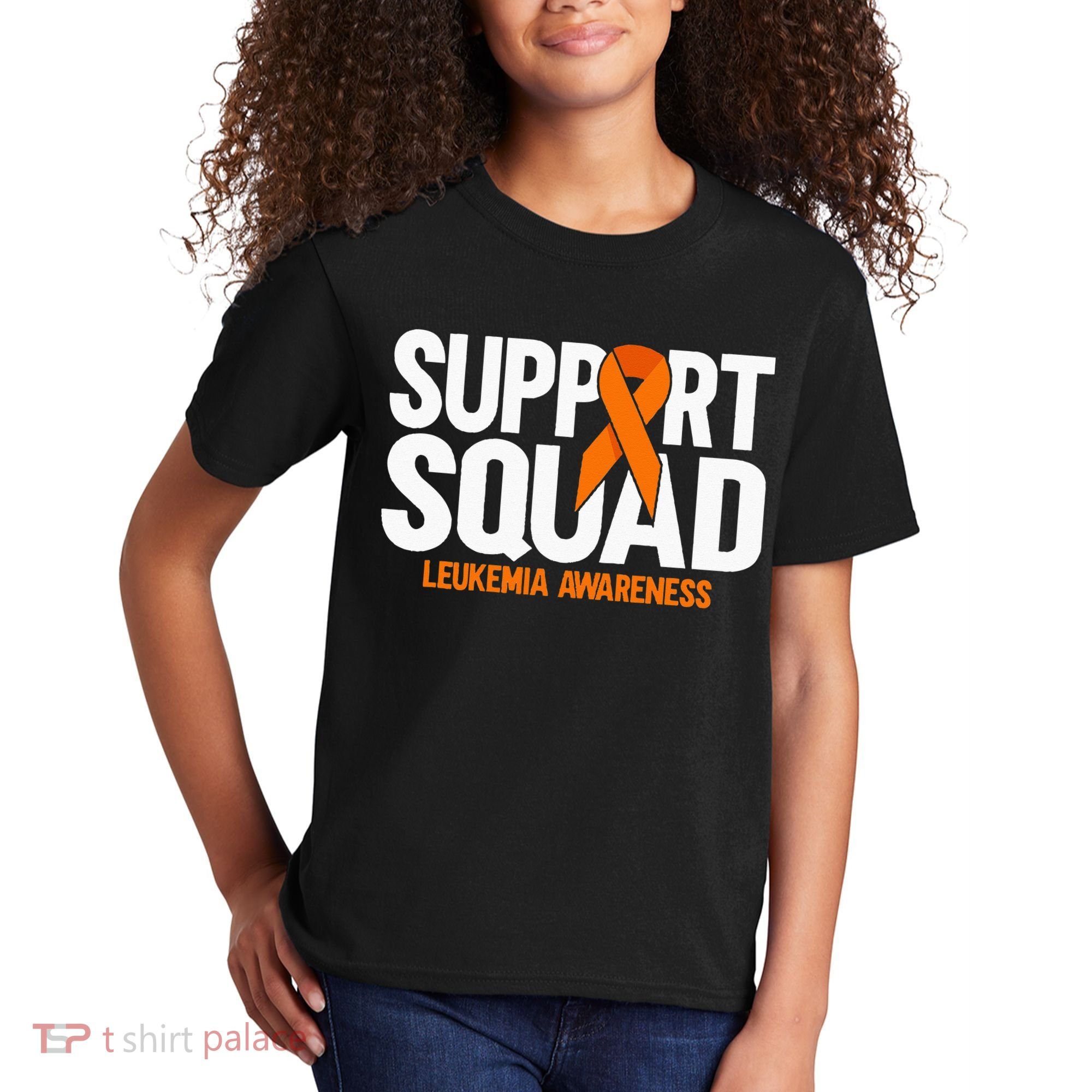 In September We Wear Orange Leukemia Awareness Kids T-Shirt