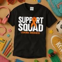 In September We Wear Orange Leukemia Awareness Kids T-Shirt thumb 3