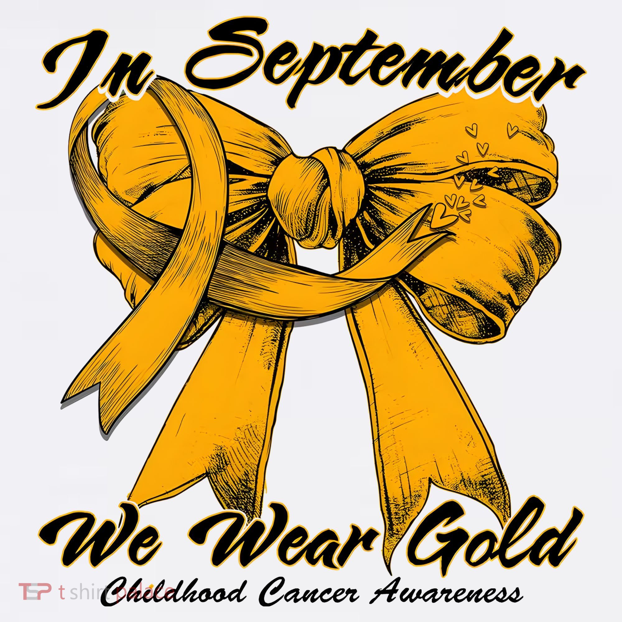 In September We Wear Gold For Childhood Cancer Awareness Women's Hoodie