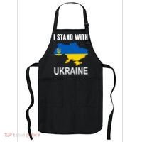 I Stand With Ukraine Map Apron thumb 0