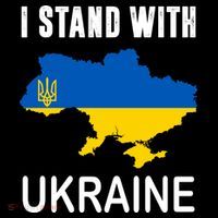 I Stand With Ukraine Map Bucket Hat thumb 4