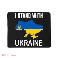 I Stand With Ukraine Map Mousepad thumb 0