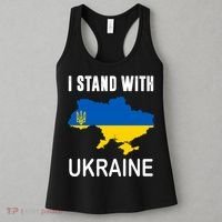 I Stand With Ukraine Map Women's Tank Top thumb 3