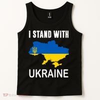 I Stand With Ukraine Map Tank Top thumb 2