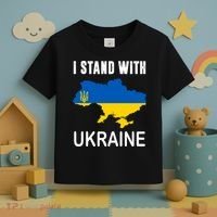 I Stand With Ukraine Map Toddler T-Shirt thumb 3