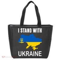 I Stand With Ukraine Map Tote Bag thumb 0