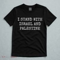I Stand With Israel And Palestine T-Shirt thumb 5