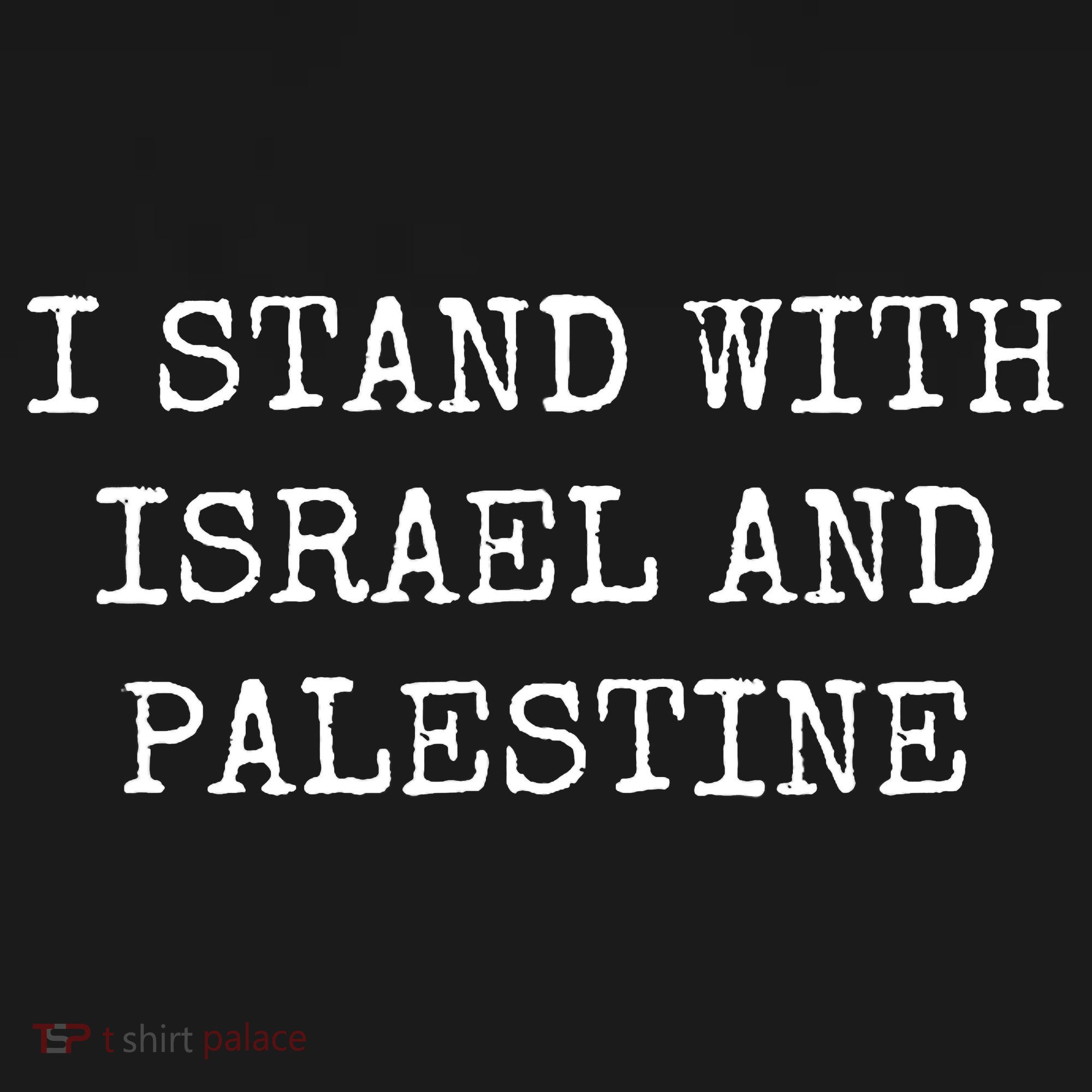 I Stand With Israel And Palestine Coaster