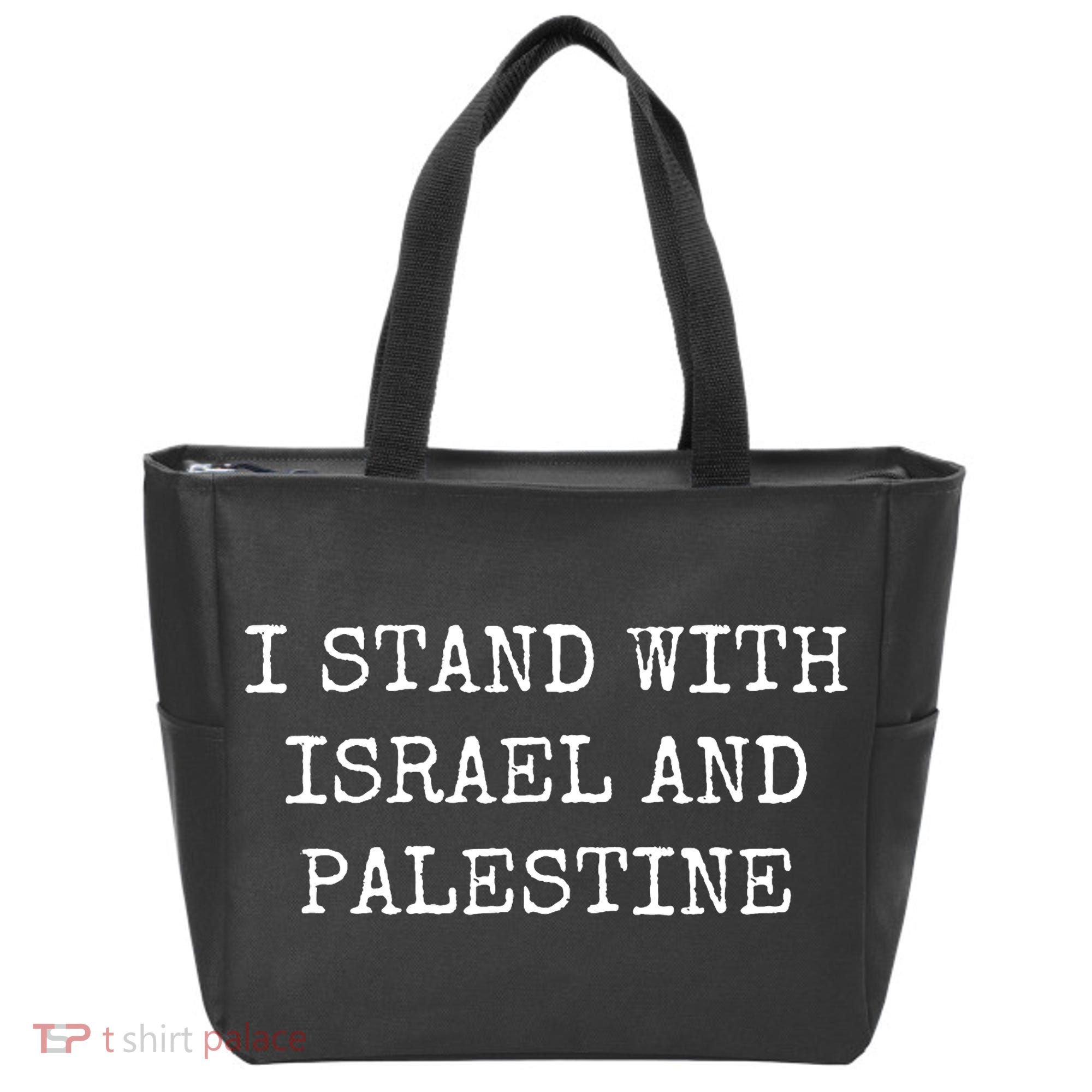 I Stand With Israel And Palestine Tote Bag