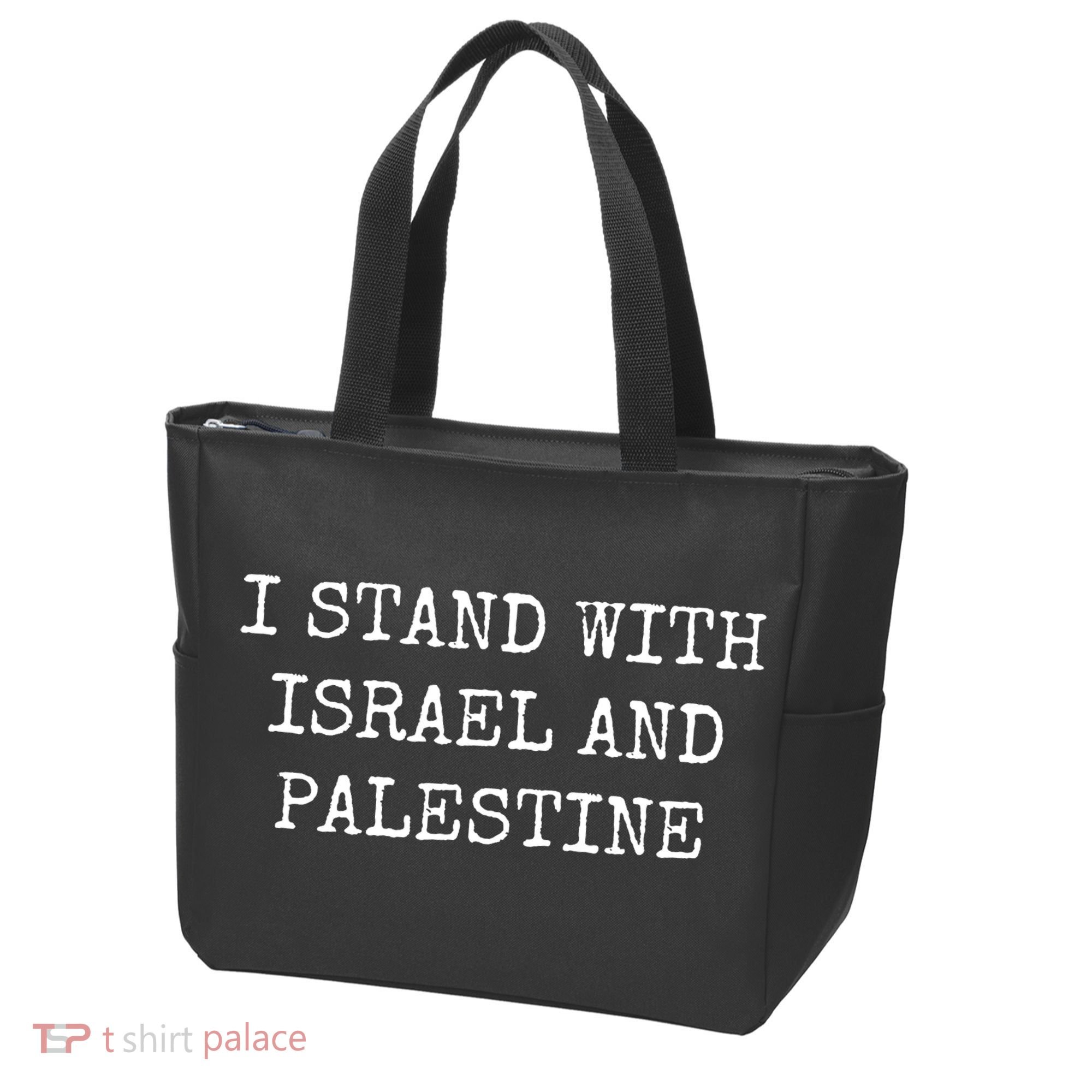 I Stand With Israel And Palestine Tote Bag