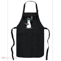 I Stand With The Penguins Resist Penguin Anti Trump Apron thumb 0