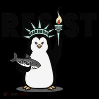 I Stand With The Penguins Resist Penguin Anti Trump Coffee Mug thumb 5